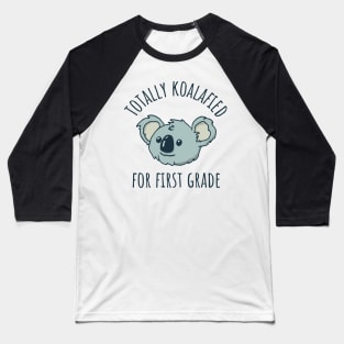 First Grade Back to School Koala Baseball T-Shirt